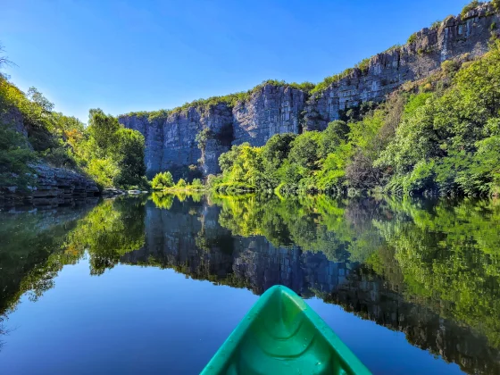 descente en canoë gorges du Chassezacc